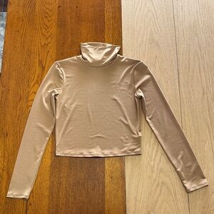 Forever 21 Tan Long Sleeve Turtleneck